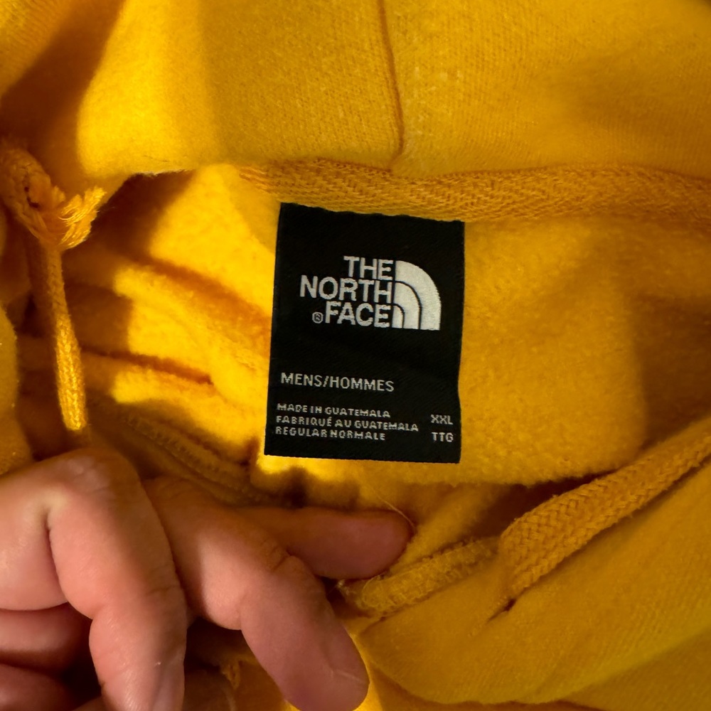 Yellow North Face hoodie!
